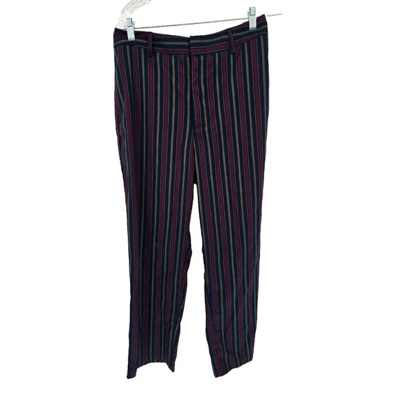 Urban Outfitters Size Medium Womens Pants Striped Straight Leg Trousers - Picture 1 of 4